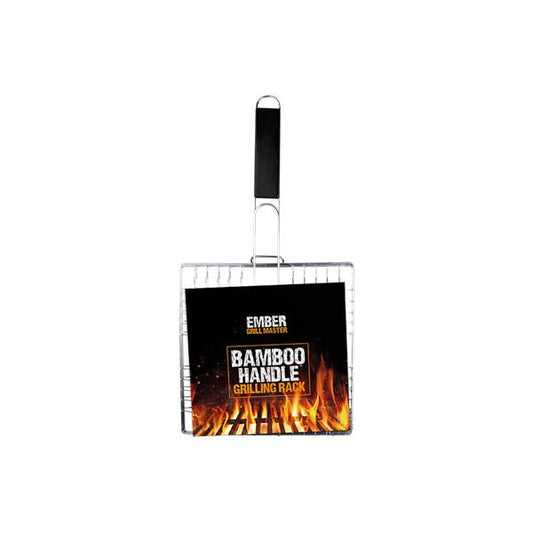Bamboo Handle Grilling Rack
